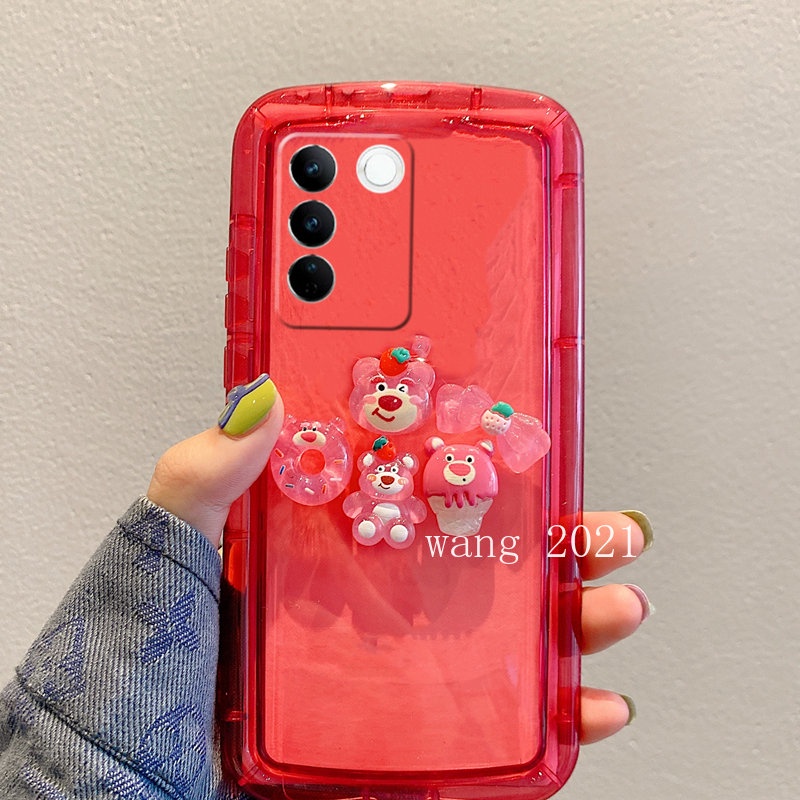 phone-case-เคส-vivov27-vivo-v27e-v27-pro-x90-x80-x70-pro-5g-lovely-bow-ice-cream-strawberry-bear-doll-casing-all-inclusive-shockproof-silicone-soft-cover-เคสโทรศัพท