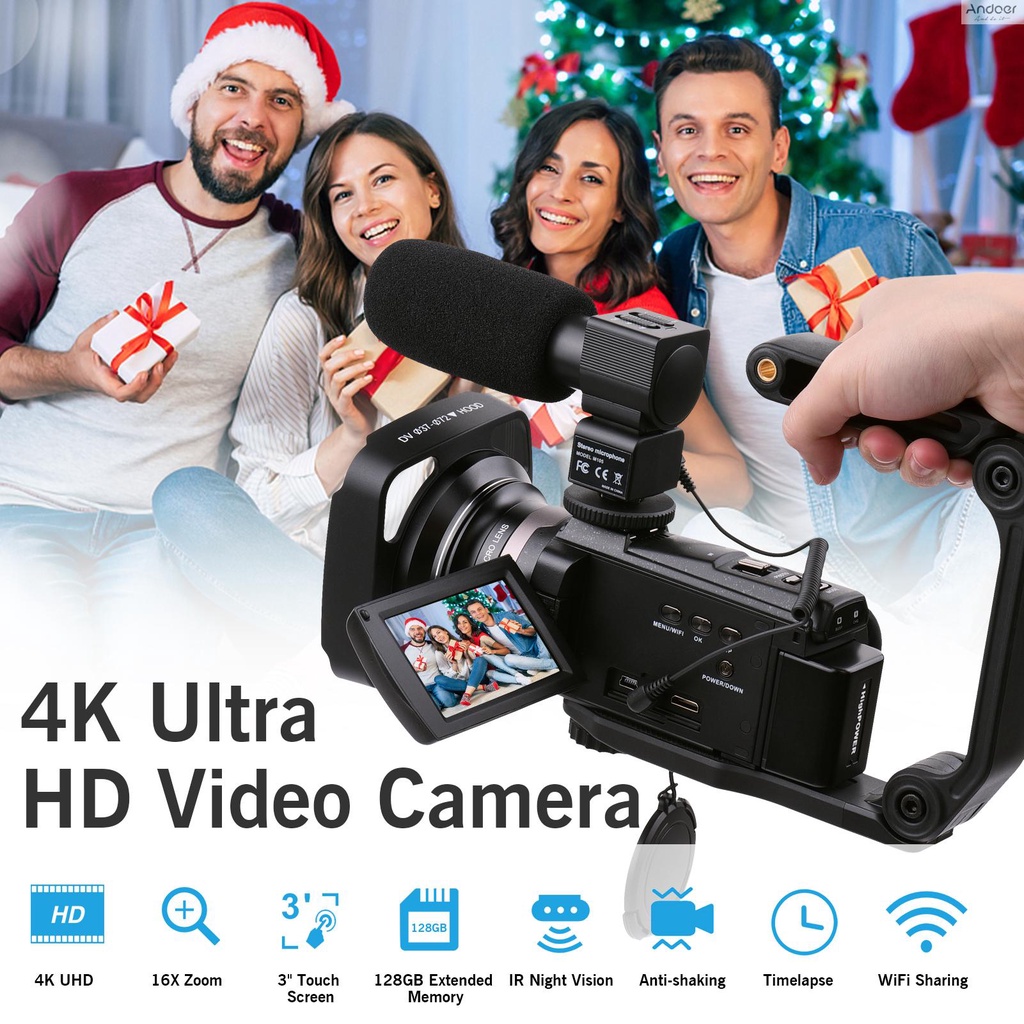 andoer-กล้องบันทึกวิดีโอดิจิทัล-4k-60fps-ultra-hd-dv-48mp-ซูม-16x-หน้าจอสัมผัส-lcd-หมุนได้-3-นิ้ว-แชร์-wifi-ir-เวอร์ชั่นกลางคืน-ตรวจจับการเคลื่อนไหว-ป้องกันการสั่นไหว-time-lapse-sl