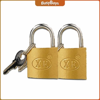 B.B. กุญแจล็อค มินิ แม่กุญแจทองแดงเทียม ใช้สำหรับล็อกประตู ตู้  Key lock