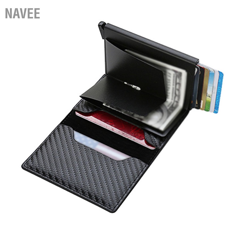 navee-slim-wallet-multi-card-กระเป๋าสตางค์ผู้ชายขนาดกะทัดรัดความจุขนาดใหญ่สำหรับการเดินทางเพื่อธุรกิจ