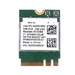 Bt การ์ดอะแดปเตอร์ WiFi สําหรับ Realtek RTL8723BE 802.11n Wi-Fi บลูทูธ 4.0 RTL8723BE WLAN Sps 843338