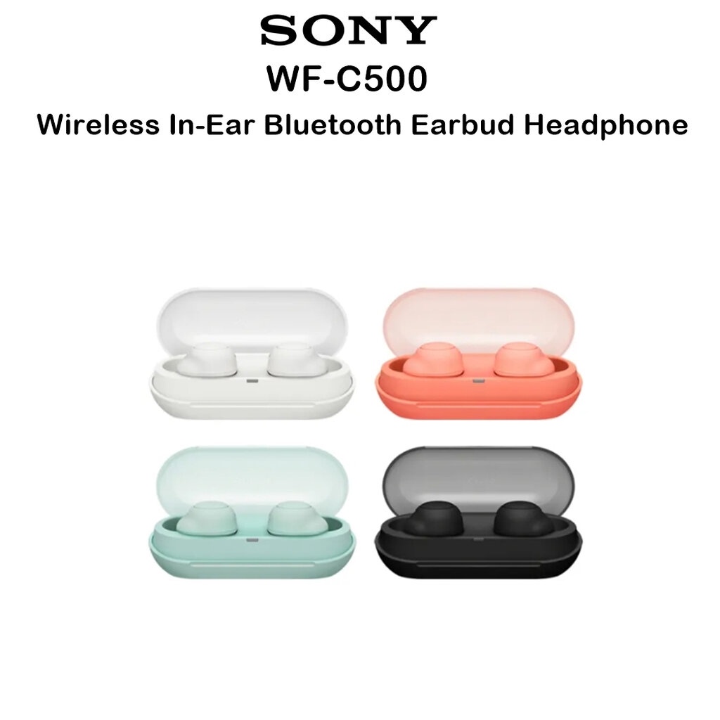 sony-wf-c500-wireless-in-ear-bluetooth-earbud-headphone-หูฟังแบบไร้สายแบบอินเอียเกรดพรีเมี่ยม-สำหรับ-อุปกรณ์ที่รองรับ-bt