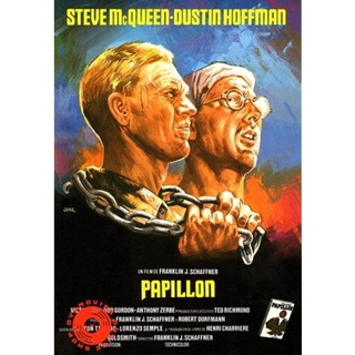 DVD Papillon (1973) ปาปิยอง ผีเสื้อเสรีที่โหยหาอิสรภาพ (เสียง ไทยมาสเตอร์/อังกฤษ ซับ ไทย/อังกฤษ) DVD