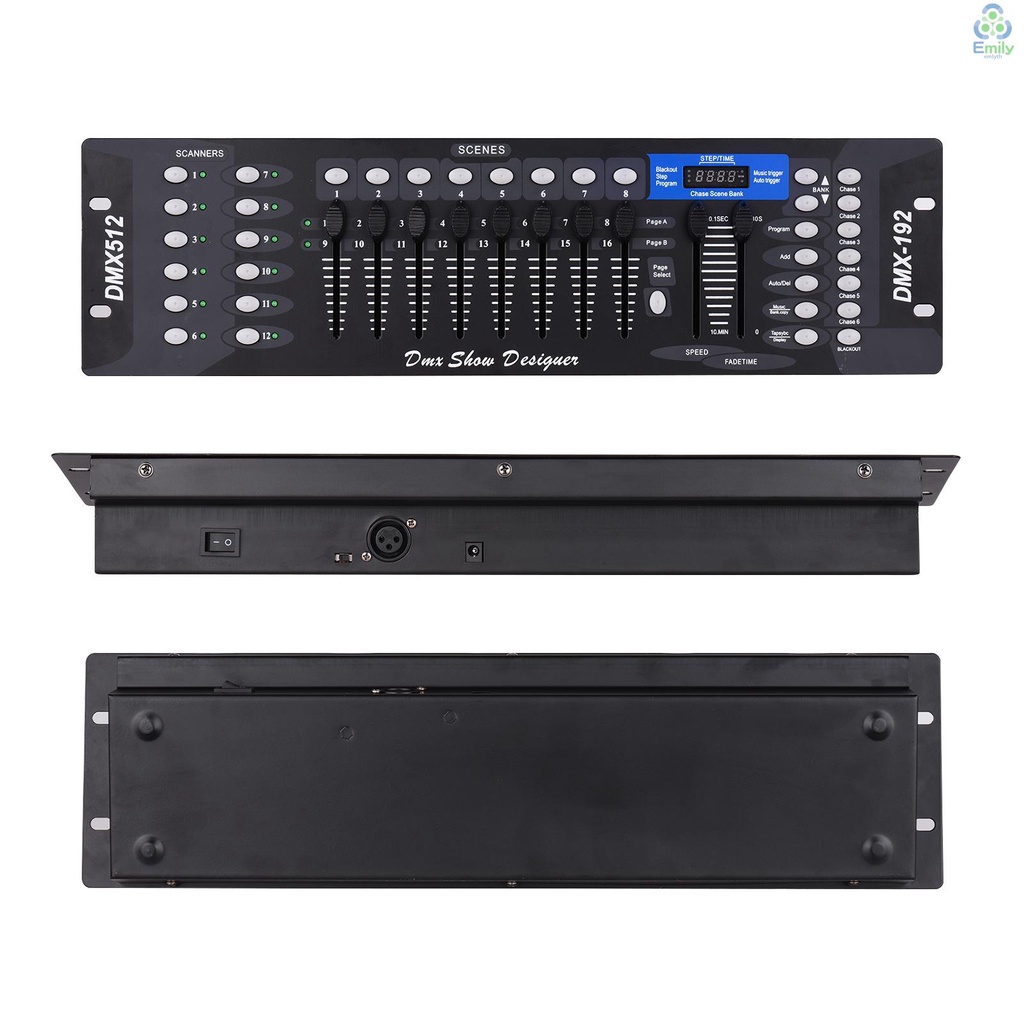 dmx512-แผงควบคุมไฟดิสโก้-led-192ch-พร้อมเสาอากาศ-สําหรับเวที-dj-ผับ-บาร์-ปาร์ตี้-ดิสโก้-งานแต่งงาน-19-มาใหม่