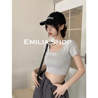 EMILIA SHOP เสื้อยืด  เสื้อผ้าแฟชั่นผู้หญิง 2023 new A29J1FW 0602