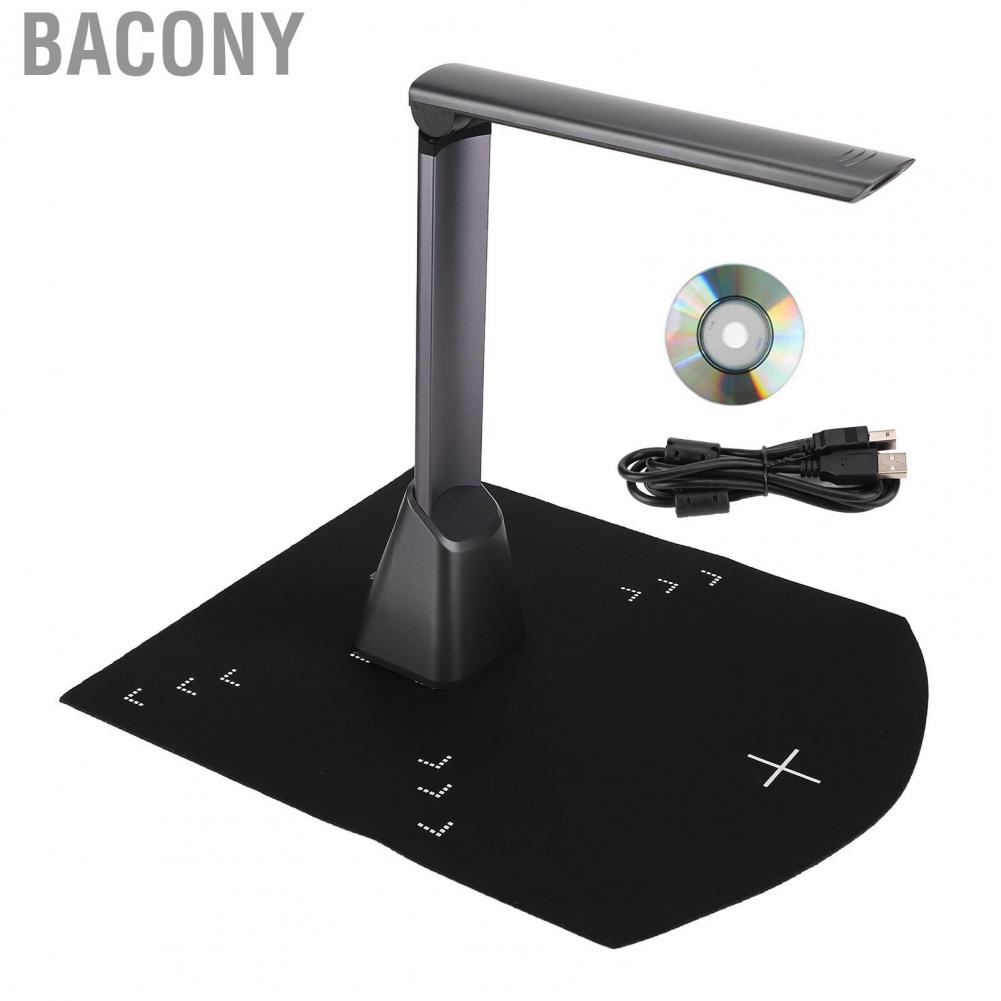 bacony-overhead-document-portable-video-recording-document-a4-catch-size-with-light-for-book-for-home