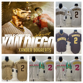 San Diego Padres Xander Bogaerts เสื้อยืดเบสบอลบุรุษ