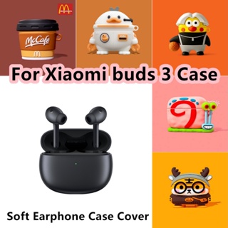 【จัดส่งรวดเร็ว】เคสหูฟัง แบบนิ่ม ลายการ์ตูน สําหรับ Xiaomi buds 3 buds 3