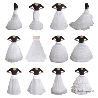 Bettingyou | ` Petticoat Crinoline Slips Hoop Skirt Vintage Puffy Underskirt for Gown Dress