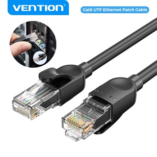 Vention CAT6 สายเคเบิลเครือข่ายอีเธอร์เน็ต UTP 1000Mbps RJ45 Gigabit สําหรับ PC