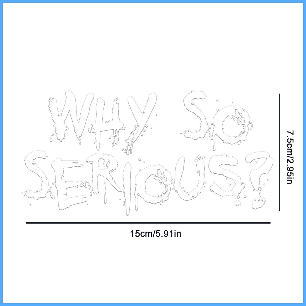 สติกเกอร์-ลาย-why-so-serious-มีกาวในตัว-สําหรับตกแต่งหมวกกันน็อค-รถจักรยานยนต์-diy-shdxth