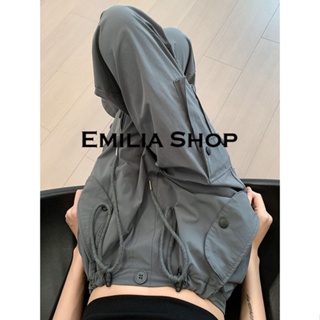 EMILIA SHOP  กางเกงขายาว กางเกงขายาวผู้หญิง สไตล์เกาหลี  Trendy Unique คุณภาพสูง High quality A20M087 36Z230909