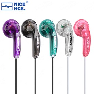 Nicehck MX500 Traceless ชุดหูฟังสเตอริโอ แบบมีสาย 3.5 มม. Type-C HIFI 15.4 มม. Vido PK1 IEM