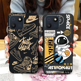 เคสโทรศัพท์มือถือ แบบนิ่ม ขอบสี่เหลี่ยม ลาย Starbucks สําหรับ Wiko T10