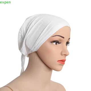 Expen หมวกบีนนี่ ฮิญาบ ระบายอากาศ คุณภาพสูง สีพื้น หลากสี สไตล์อิสลาม แฟชั่นสําหรับสตรีชาวมุสลิม