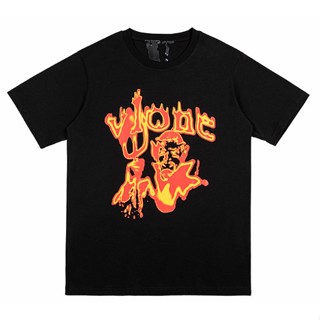 แฟชั่นใหม่ล่าสุด New VLONE round neck mens womens casual short-sleeved t-shirt_01