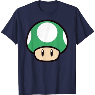 เสื้อยืดโอเวอร์ไซส์เสื้อยืด พิมพ์ลายกราฟฟิค Nintendo Super Mario Big 1-Up สําหรับผู้ใหญ่ S-5XL