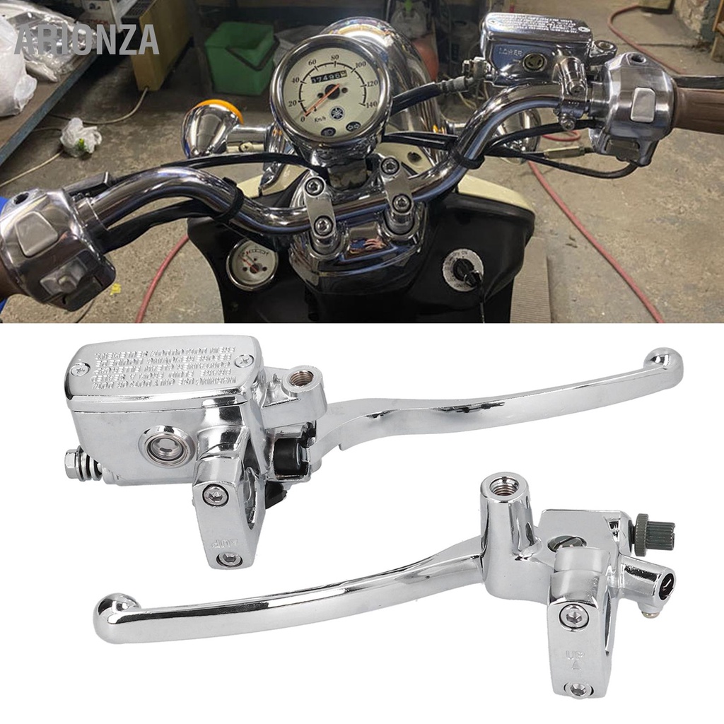 arionza-2-pcs-1in-เบรคคลัทช์-master-lever-อลูมิเนียมอัลลอยด์-universal-อุปกรณ์เสริมสำหรับรถจักรยานยนต์