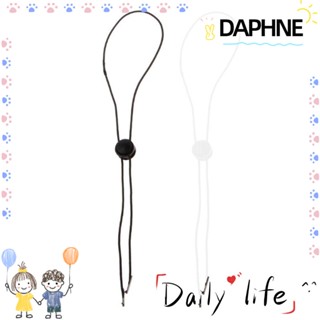 Daphne 20 ชิ้น สายคล้องคางหมวก ยืดหยุ่น ปรับได้ คลิปสายรัดคาง