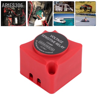 Aries306 Dual แบตเตอรี่ Smart Isolator VSR รีเลย์ไวต่อแรงดันไฟฟ้าสำหรับรถยนต์รถบรรทุกเรือ ATV DC 12V 140A