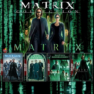 DVD ดีวีดี The Matrix เดอะ เมทริคซ์ 1-4 DVD หนังใหม่ มาสเตอร์ เสียงไทย (เสียง ไทย/อังกฤษ | ซับ ไทย/อังกฤษ) DVD ดีวีดี