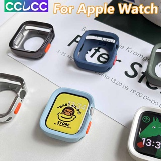 Cclcc เคส TPU นิ่ม กันชนหน้าจอ อุปกรณ์เสริม สําหรับ Apple Watch Series 8 7 6 5 4 SE 45 มม. 41 มม. 44 มม. 40 มม.