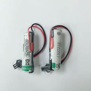 ในไทย LS14500 Saft LS-14500 AA 3.6V Lithium Battery  มีแจ็คดำ