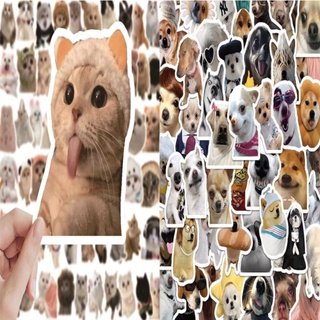 สติกเกอร์ ลายลูกแมว สุนัข สร้างสรรค์ สําหรับตกแต่ง 116 ชิ้น