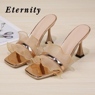 Eternity รองเท้าส้นสูง ผู้หญิง รองเท้าส้นสูงผู้หญิง แฟชั่น  สตรีสวย 33z080407