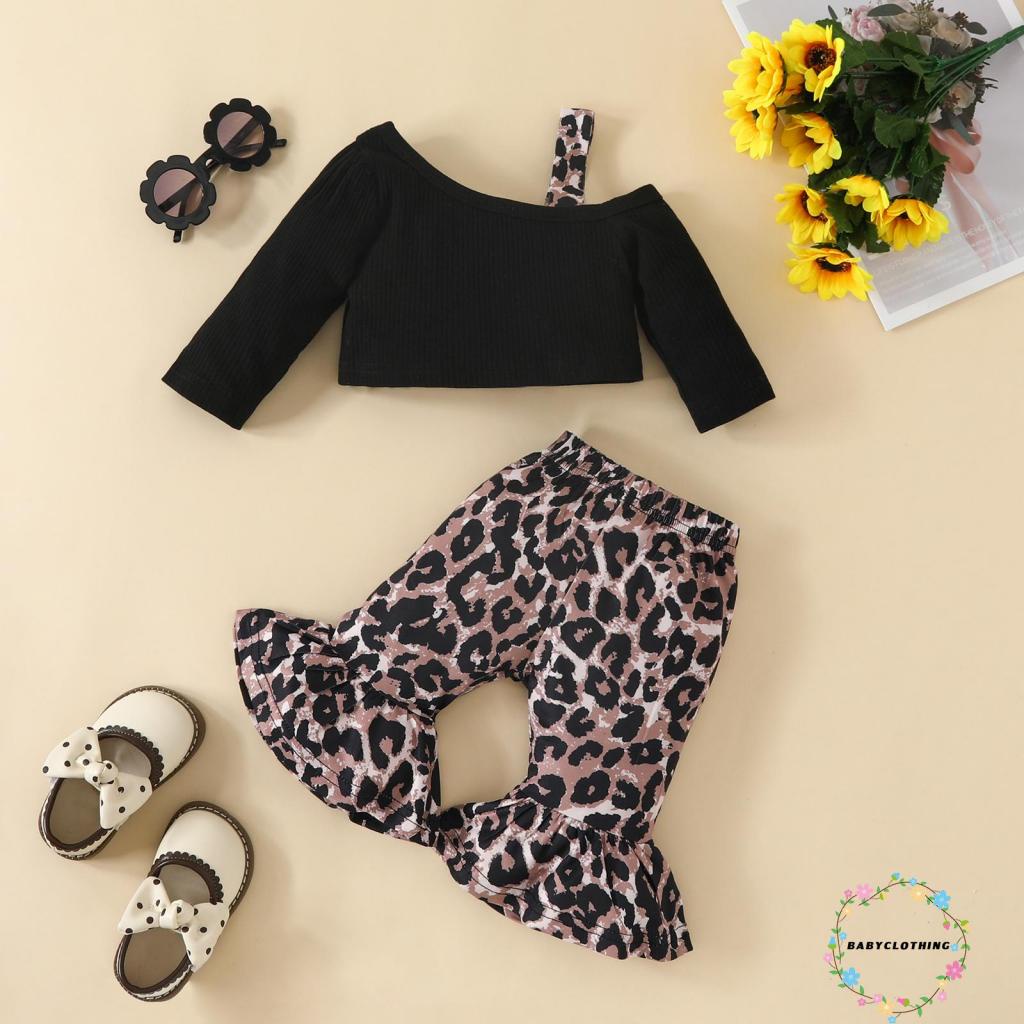 babyclothes-ชุดเสื้อแขนยาว-เปิดไหล่-ลายเสือดาว-พร้อมกระดิ่ง-ลายเสือดาว-แฟชั่นฤดูร้อน-สําหรับเด็กผู้หญิง-2-ชิ้น