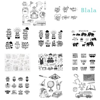 Blala แสตมป์ซิลิโคน ลายจบการศึกษา สําหรับตกแต่งสมุดภาพ อัลบั้มรูป การ์ด DIY