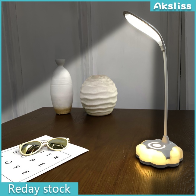 aks-โคมไฟตั้งโต๊ะ-led-ชาร์จ-usb-ยืดหยุ่น-ปรับมุมได้-ป้องกันดวงตา-โคมไฟตั้งโต๊ะ-ควบคุมแบบสัมผัส