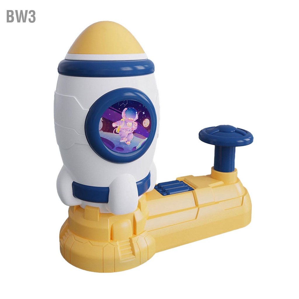 bw3-kids-flying-disc-launcher-ยานอวกาศเพื่อการศึกษากิจกรรมกลางแจ้งน่ารักขั้นตอนการแข่งขันบนของเล่น