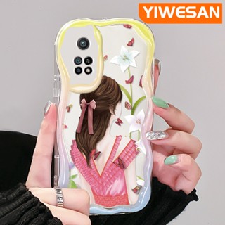 เคสโทรศัพท์มือถือ ซิลิกาใส กันกระแทก ลายผีเสื้อ เด็กผู้หญิง สําหรับ Xiaomi 10T Pro Poco F3 Poco F4 Redmi K50 K40 Pro K40s