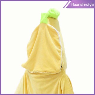 [Flourishroly5] ถุงนอน ผ้าห่ม มีฮู้ด ลายกล้วย ผลไม้ ฮาโลวีน