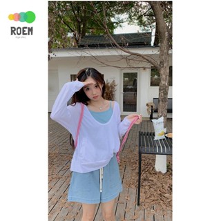 เสื้อเบลาส์แขนยาว แบบบาง แฟชั่นฤดูร้อน สไตล์เกาหลี สําหรับผู้หญิง