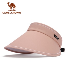 Camel CROWN หมวกปีกกว้าง กันแดด ป้องกันรังสียูวี เหมาะกับเดินชายหาดกลางแจ้ง แฟชั่นฤดูร้อน สําหรับผู้หญิง