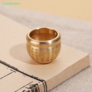 &lt;Cardflower&gt; กระบอกข้าวทองเหลืองนําโชค เสริมฮวงจุ้ย ขนาดเล็ก สําหรับตกแต่งบ้าน