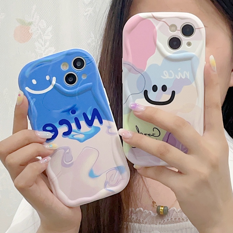 เคสซัมซุง-samsung-galaxy-a05-a05s-a54-a34-a24-a14-4g-5g-a73-a72-a53-a52-a52s-a33-a23-a13-a12-a32-a22-lte-a02-a02s-a03s-a03-a04-ins-bff-colorful-smile-good-luck-airbag-shockproof-phone-case-1stn-25