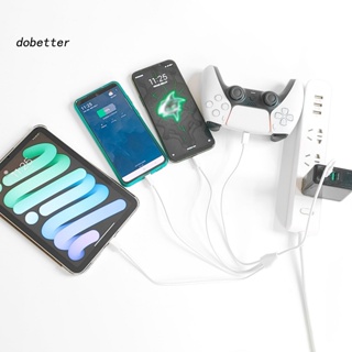 &lt;Dobetter&gt; อะแดปเตอร์ชาร์จโทรศัพท์มือถือ กันลม ชาร์จ USB 4 in 1 สําหรับ Huawei