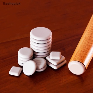 Flashquick แผ่น PE ป้องกันรอยขีดข่วน ขยับง่าย สําหรับเฟอร์นิเจอร์ โซฟา ขาโต๊ะ เก้าอี้ 4 ชิ้น