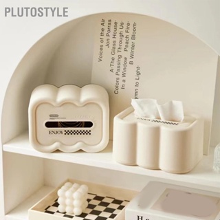 Plutostyle กล่องกระดาษทิชชู่ รูปก้อนเมฆน่ารัก แบบสร้างสรรค์ เหมาะกับฤดูใบไม้ผลิ ของใช้ในครัวเรือน สําหรับหอพัก