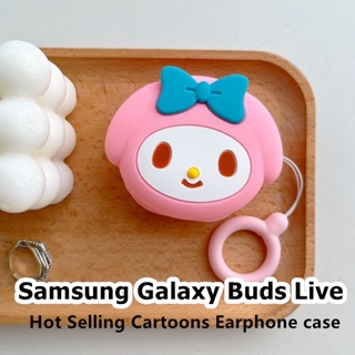 【พร้อมส่ง】เคสหูฟัง แบบนิ่ม ลายการ์ตูนหมีพูห์ สําหรับ Samsung Galaxy Buds Live