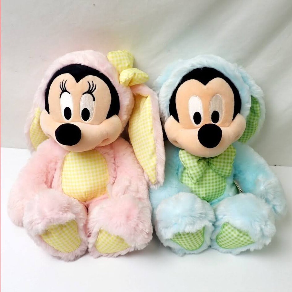 mickey-minnie-mouse-disney-store-ตุ๊กตา-มิกกี้-มินนี่-เม้าส์-งานใหม่-น่ารักจากญี่ปุ่น