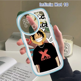 สําหรับ Infinix Hot 11S 10S NFC Hot 9 10 11 Play เคสโทรศัพท์มือถือ แบบนิ่ม ลายการ์ตูนลูฟี่ กันกระแทก ป้องกันกล้อง