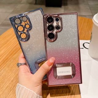 เคสโทรศัพท์มือถือ ป้องกันเลนส์กล้อง ประดับกลิตเตอร์ วิบวับ สําหรับ Samsung A04s A54 A13 5G A73 A53 A33 A23