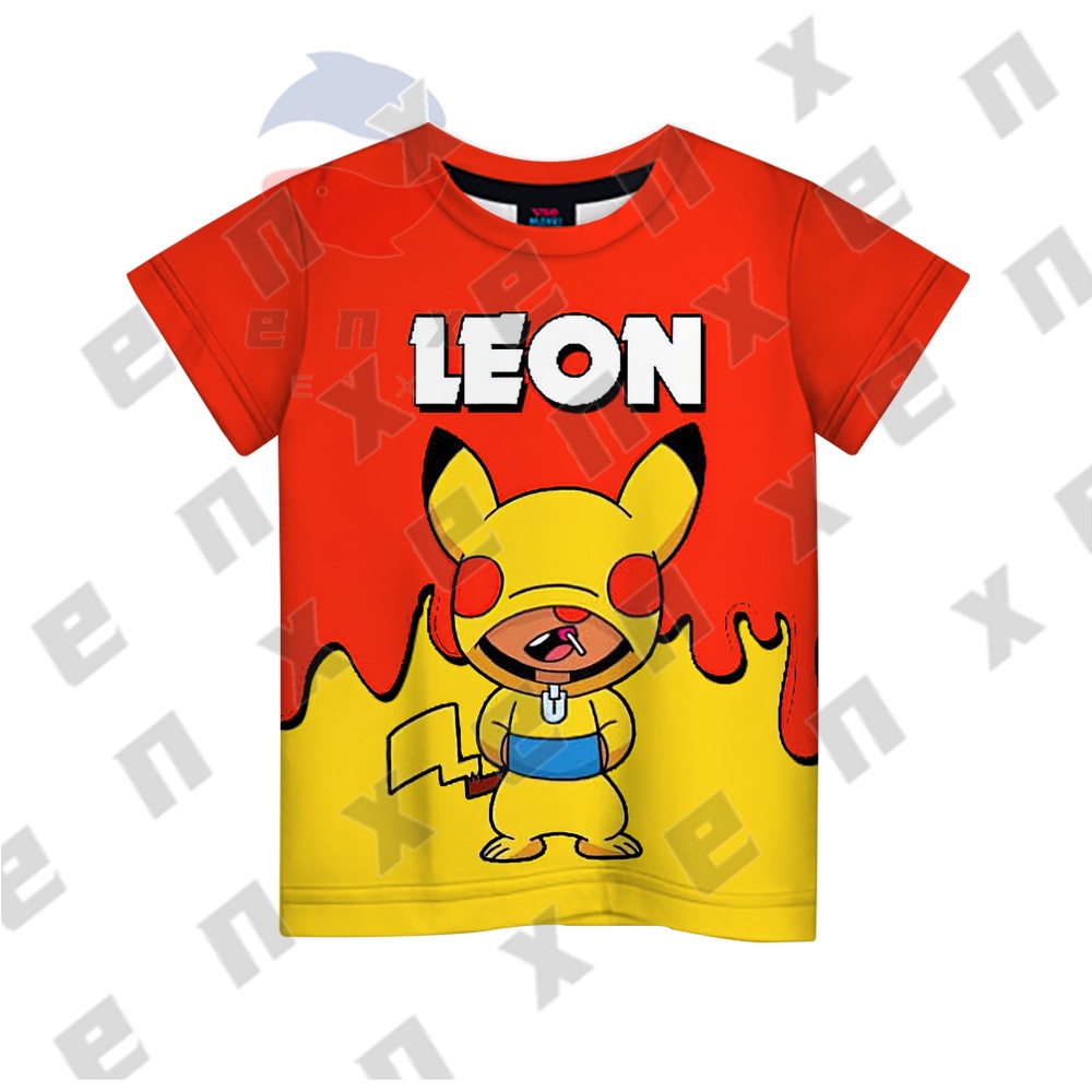 เสื้อยืด-พิมพ์ลายโปเกม่อน-เอลฟ์-ปิกาจู-สําหรับเด็กผู้ชาย-และเด็กผู้หญิง
