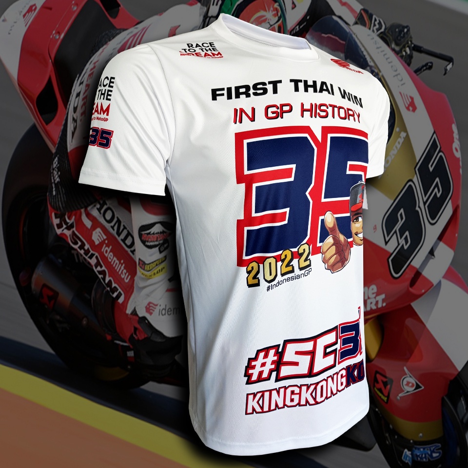 เสื้อยืด-คอกลม-t-shirt-motogp-เสื้อโมโตจีพี-สำหรับแฟนคลับ-ก้อง-สมเกียรติ-จันทรา-mg0072-รุ่น-moto2-ไซส์-s-3xl