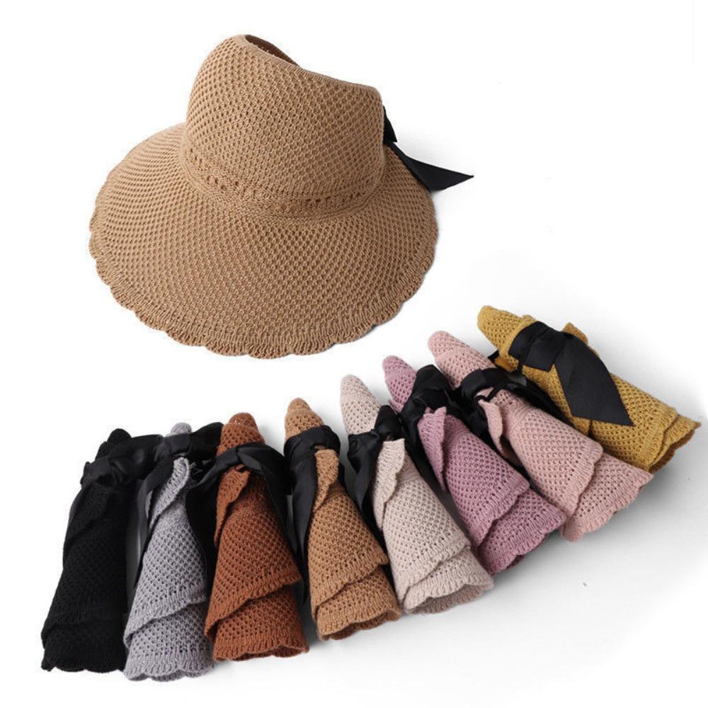 cactu-หมวกปีกกว้าง-หมวกชายหาด-หมวกถักโครเชต์-กันแดด-ป้องกันรังสียูวี-สําหรับกลางแจ้ง