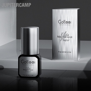 JUPITERCAMP กาวต่อขนตา 5ml 1 วินาทีแห้งเร็ว 8 สัปดาห์กาวติดขนตาสำหรับร้านเสริมสวยแต่งหน้า